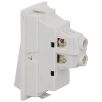 Anchor Roma 1-Way Switch 21066, White, 20 amp 240V - 20A, White, 1 Year 